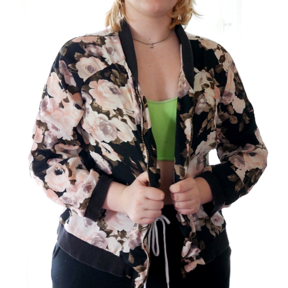 Light Weight Floral Jacket